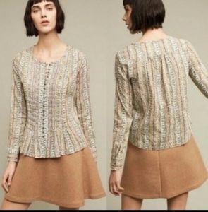 Anthropology Maeve pesant top size m